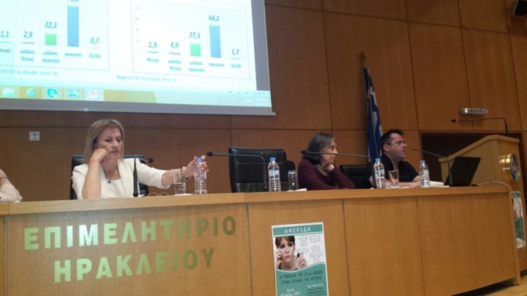 Η θέση της γυναίκας στην Ελλάδα της κρίσης αναλύθηκε σε ενδιαφέρουσα ημερίδα στο Επιμελητήριο Ηρακλείου παρουσία της Γ.Γ. Ισότητας των Φύλων