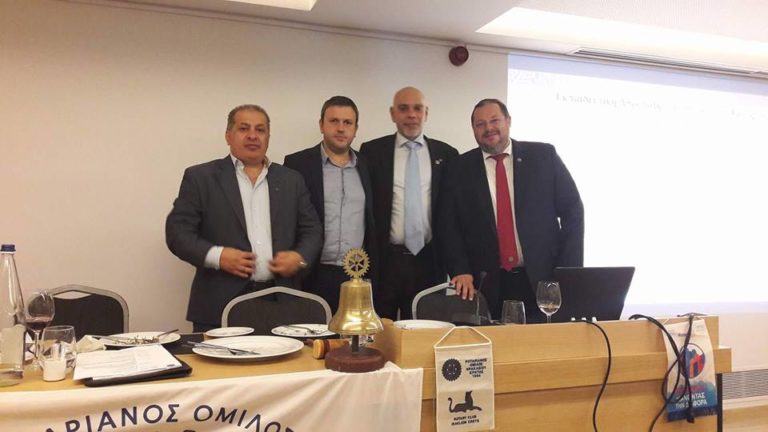 Πανηγυρική συνεστίαση με άρωμα… Ουγκάντας στον Ροταριανό Όμιλο Ηρακλείου
