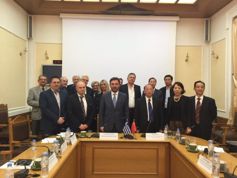 Σύμφωνο  συνεργασίας μεταξύ Περιφέρειας Κρήτης και της Κινεζικής Επαρχίας Anhui