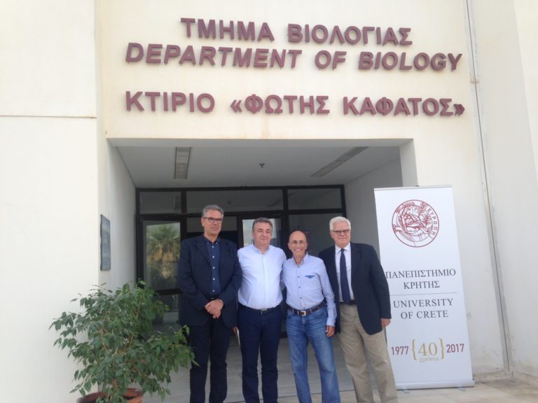 Εκδήλωση τιμής και μνήμης στον Φώτη Καφάτο με ονοματοδοσία του κτηρίου Βιολογίας στο ΙΤΕ