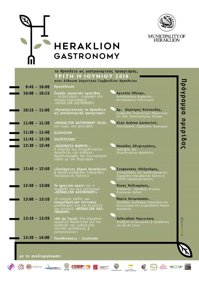 «HeraklionGastronomy – Το Ηράκλειο ως γαστρονομικός προορισμός»