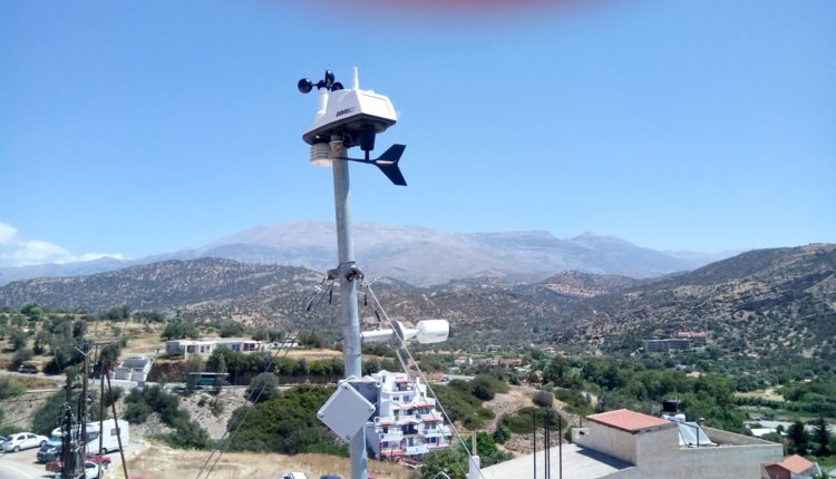 Μετακίνηση & Συντήρηση σταθμού και εγκατάσταση νέας κάμερας στην Αγία Γαλήνη