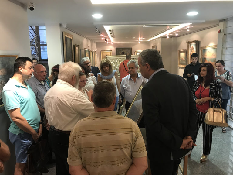 Συνεχίζεται η έκθεση των Κ. Δολαψή – Κρασανάκη και Ν. Λυγερού στη Δημοτική Πινακοθήκη Μαλεβιζίου «Μπότης Θαλασσινός»