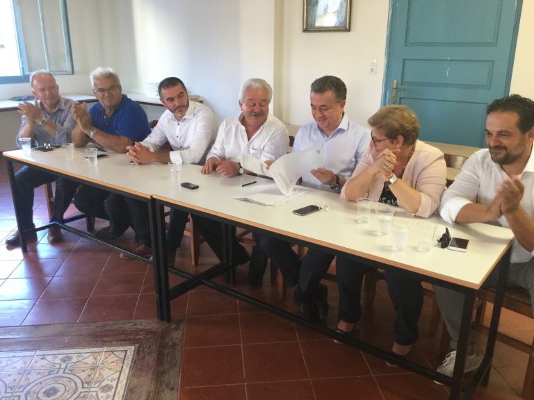 Την υπογραφή ένταξης για την κατασκευή ενός σύγχρονου Δημοτικού στο Πάνορμο υπέγραψε ο Περιφερειάρχης
