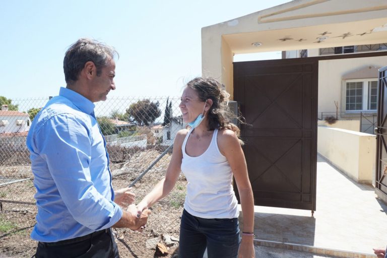 Επίσκεψη του Προέδρου της Ν.Δ. κ. Κυριάκου Μητσοτάκη στο Μάτι