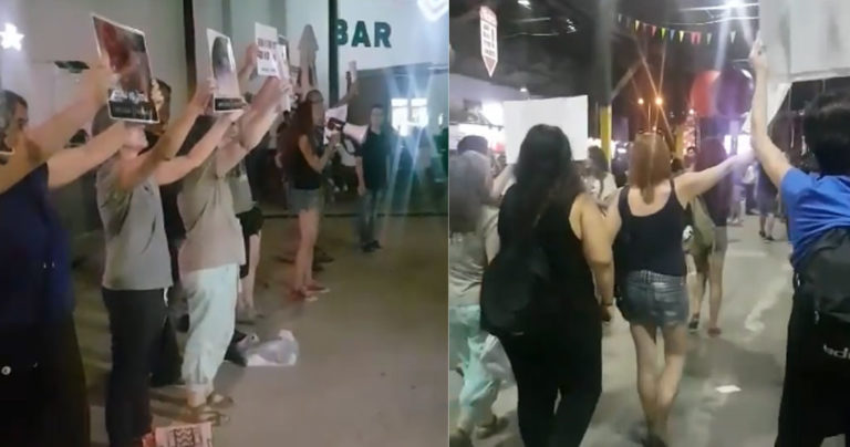 Vegan «μπούκαραν» στο Burger Festival στο Γκάζι -Με ντουντούκες και πανό