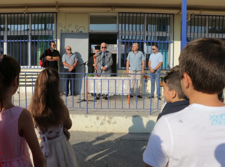 Σε Δειλινό, Τάλω, Ενιαίο Ειδικό και Γερωνυμάκη ο Δήμαρχος Ηρακλείου Β. Λαμπρινός για τον αγιασμό την πρώτη μέρα της σχολικής χρονιάς