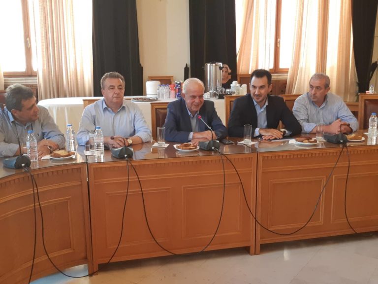 Συνάντηση Δημάρχου Ηρακλείου Β. Λαμπρινού με τον Υπουργό Εσωτερικών
