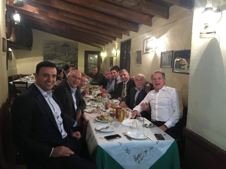 Δείπνο Βουλευτών της Αττικής και του Γραμματέα της ΝΔ με τον Υποψήφιο Περιφερειάρχη Γ. Πατούλη