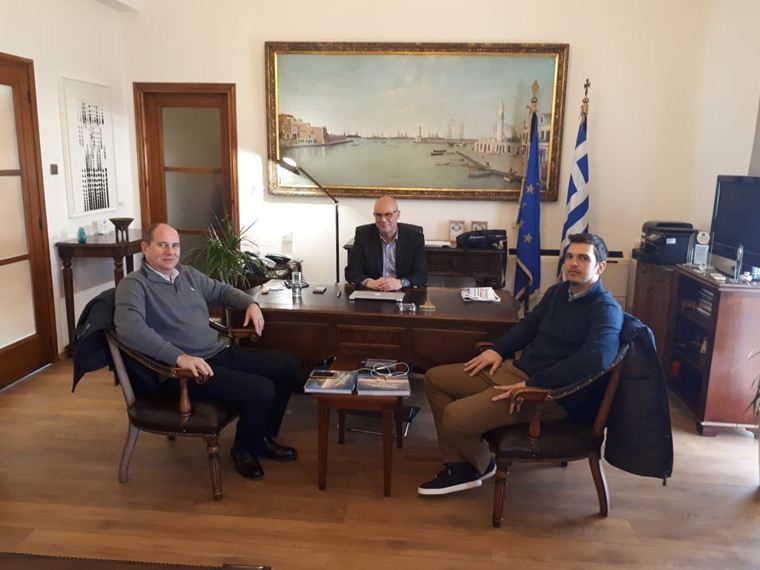 Συνάντηση Μαρκογιαννάκη με τον Δήμαρχο Χανίων