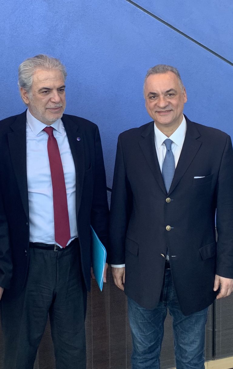 Συνάντηση Μανώλη Κεφαλογιάννη με τον Επίτροπο Ανθρωπιστικής Βοήθειας και Διαχείρισης Κρίσεων Χρήστο Στυλιανίδης