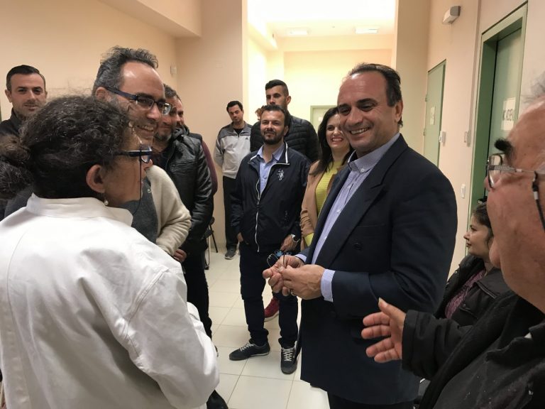 Συνάντηση του συνδυασμού “Ο Τόπος μας Μπροστά” με το προσωπικό του Π. Π. Ιατρείου Τυμπακίου