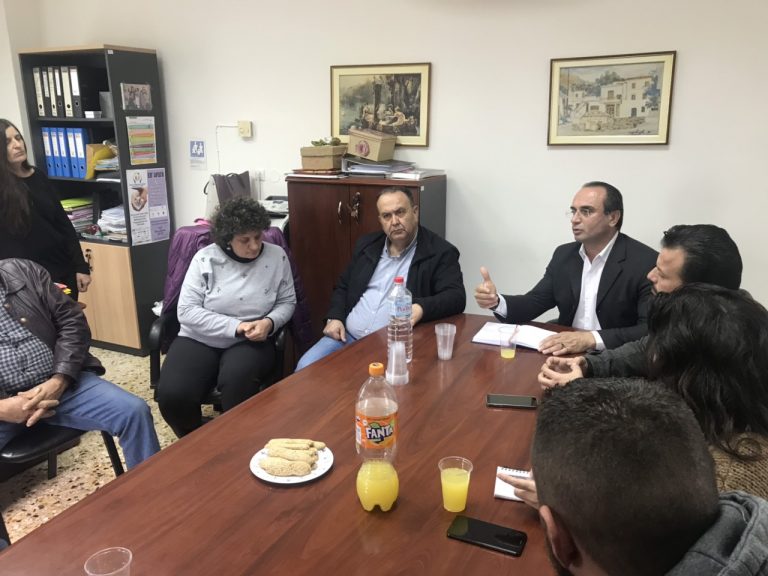 Συνάντηση του Συνδυασμού «Ο Τόπος μας Μπροστά» με τους εργαζόμενους του ΠΑΑΠΑΗΚ Πόμπιας