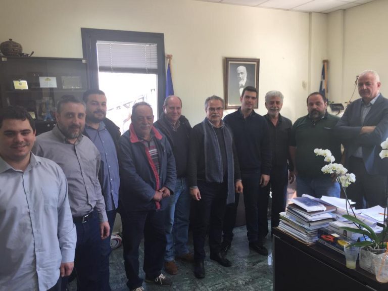 Συνάντηση υποψήφιου Περιφερειάρχη Κρήτης Αλέξανδρου Μαρκογιαννάκημε τον Δήμαρχο Πλατανιά Γιάννη Μαλανδράκη