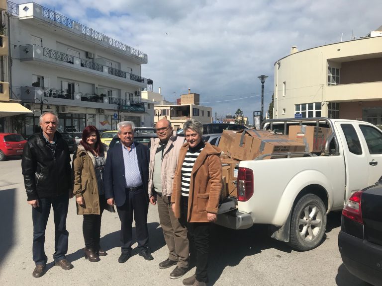 Φαρμακευτικό υλικό από το Παγκόσμιο Συμβούλιο Κρητών για το Κοινωνικό Φαρμακείο Μαλεβιζίου