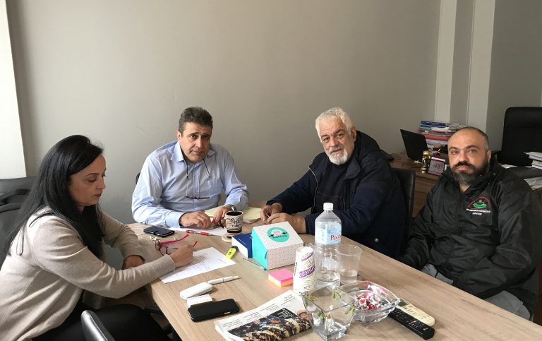 Συνάντηση Νίκου Ηγουμενίδη  με τον «Σύλλογο Νεφροπαθών Ν. Ηρακλείου Κρήτης»