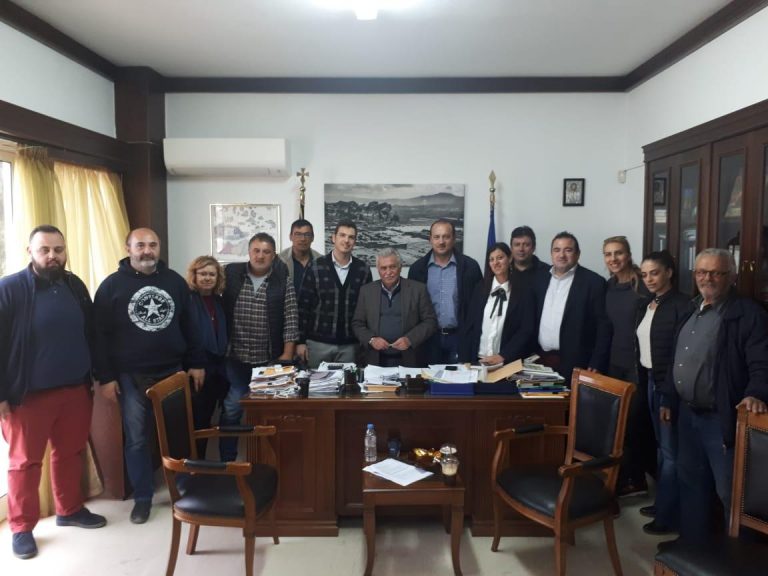 Συνάντηση υποψήφιου Περιφερειάρχη Κρήτης Αλέξανδρου Μαρκογιαννάκη με τον Δήμαρχο Φαιστού Γιώργο Αρμουτάκη