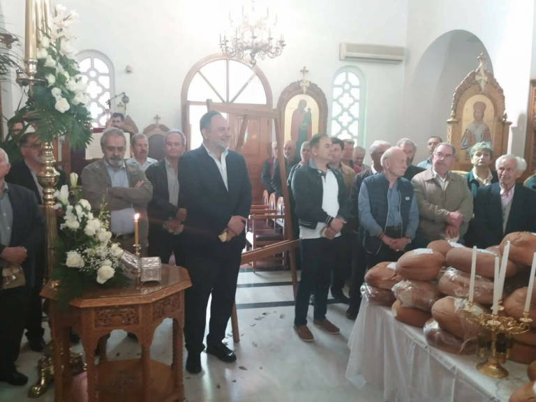 Ο Γιάννης Κουράκης τίμησε την εορτή του Αγίου Γεωργίου