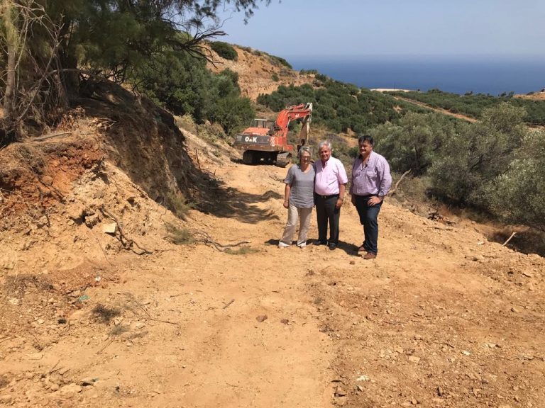 Ξεκίνησαν οι εργασίες στους κόμβους της Αγίας Πελαγίας