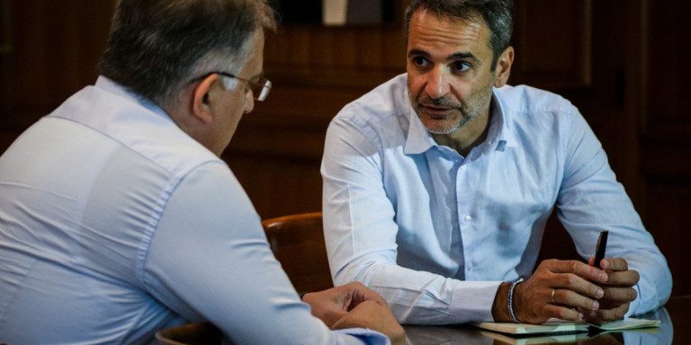 Τετ α τετ Θεοδωρικάκου-Μητσοτάκη στο Μαξίμου: «Αποφύγαμε τα πολύ χειρότερα»