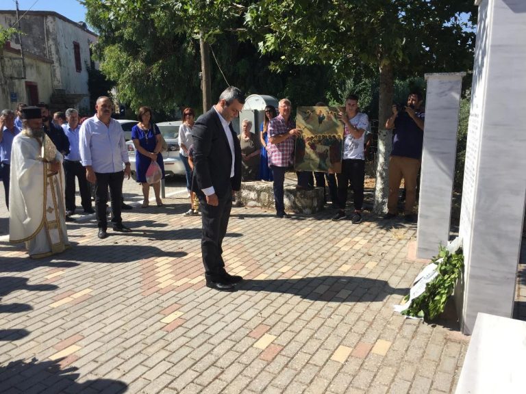 Στην εκδήλωση τιμής και μνήμης των εκτελεσθέντων του Καμαριώτη ο Χάρης Μαμουλάκης