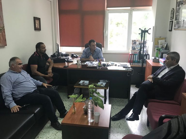 Συνάντηση με τη Διοίκηση του ΕΚΗ για τον Βουλευτή ΣΥΡΙΖΑ ν. Ηρακλείου Χάρη Μαμουλάκη