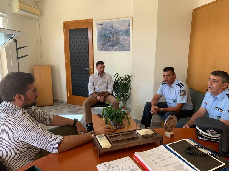 Στο Δήμαρχο Μαλεβιζίου ο Αστυνομικός Διευθυντής Ν. Ηρακλείου