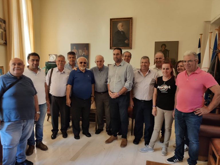 Συνάντηση Δημάρχου Ηρακλείου με Κυπρίους Πρόεδρους Κοινοτήτων