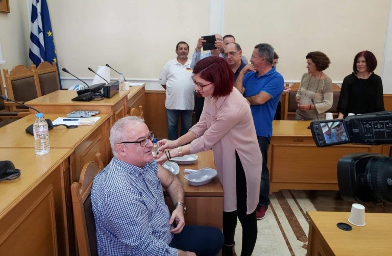 Αντιγριπικός εμβολιασμός πραγματοποιήθηκε σήμερα στη Περιφέρεια Κρήτης