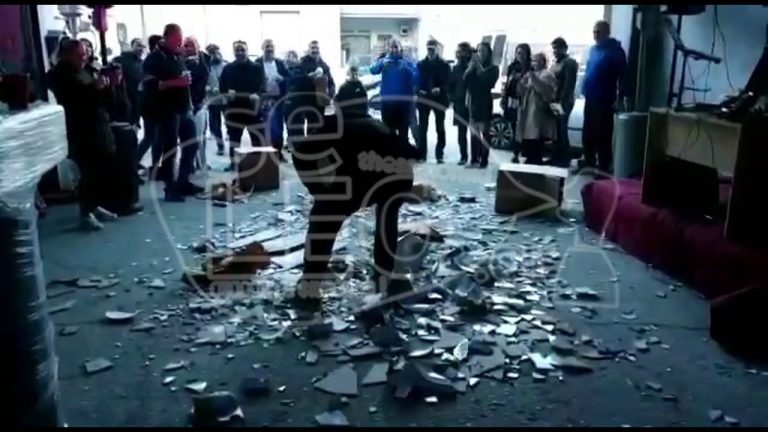Καβάλα-Έσπασαν σε γλέντι 10.000 πλακάκια και 5 λεκάνες τουαλέτας