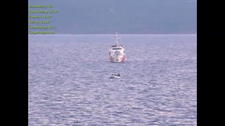 Λέμβοι με αλλοδαπούς στο Αιγαίο συνοδεία τουρκικών ακταιωρών και εντοπισμός τους από το Λιμενικό Σώμα – Ελληνική Ακτοφυλακή.