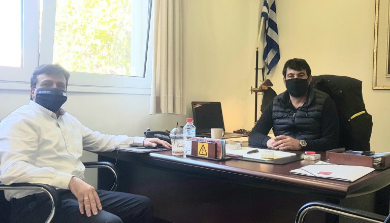 Συνάντηση Αντιπεριφερειάρχη Ηρακλείου με τον Πρόεδρο του Συνδέσμου Εγκατεστημένων Επιχειρήσεων ΒΙΠΕ Ηρακλείου