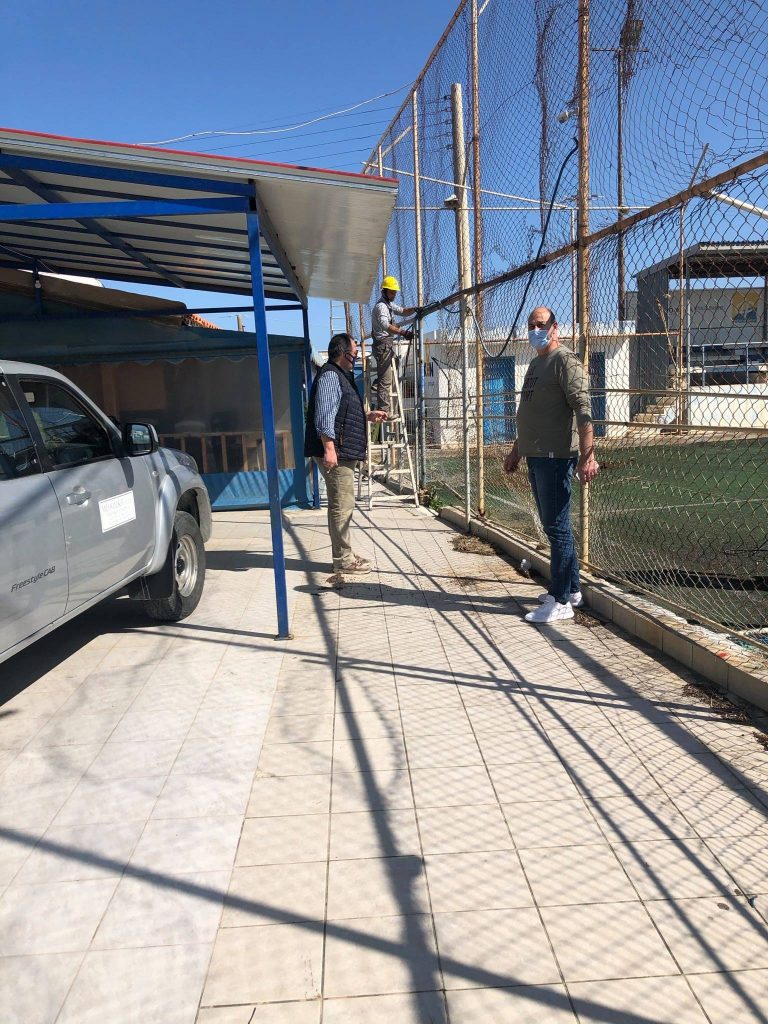 Έναρξη εργασιών για την ανακατασκευή του βοηθητικού γηπέδου καλτσέτο στις εγκαταστάσεις του Ηροδότου.