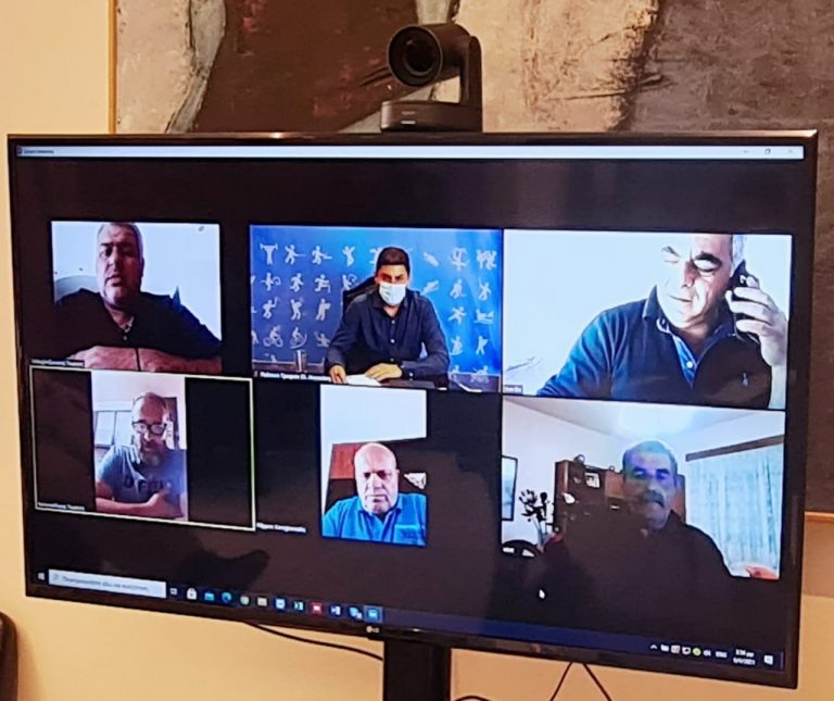 Τους Παραγωγούς Λαϊκών Αγορών ν. Ηρακλείου συνάντησε διαδικτυακά ο Υφ. Αθλητισμού Λ. Αυγενάκης