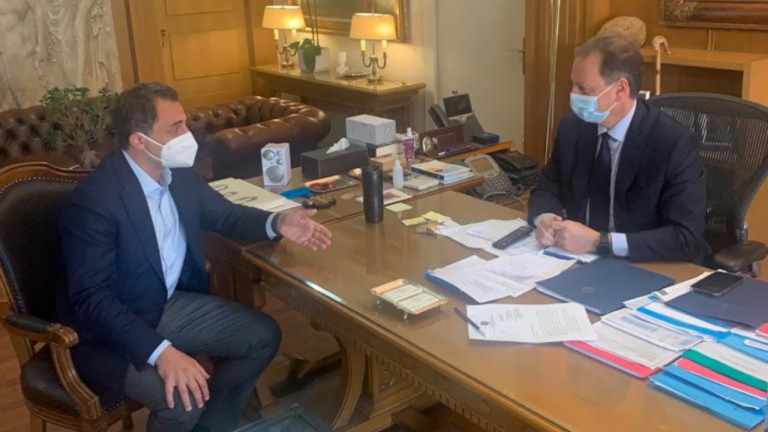 Συνάντηση με Υπουργό Αγροτικής Ανάπτυξης Σπήλιο Λιβανό