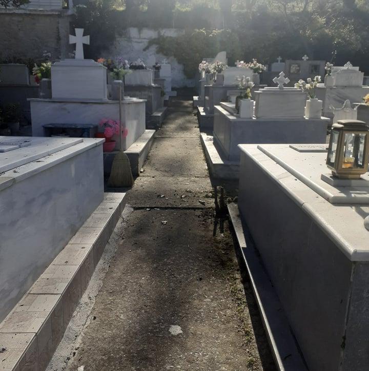 Καθαριότητα και ευπρεπισμός σε όλα τα κοιμητήρια του Δήμου Ηρακλείου