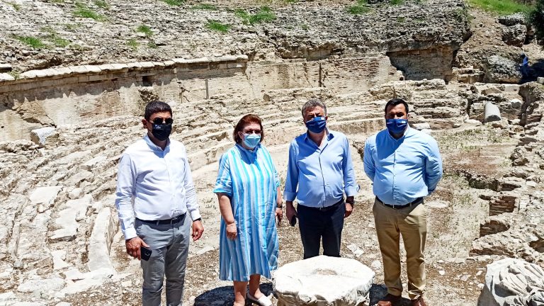 Αυτοψία στα έργα πολιτισμού στη Μεσσαρά από την Υπουργό και ευχαριστίες στην Περιφέρεια Κρήτης για την συνεργασία και στήριξη.