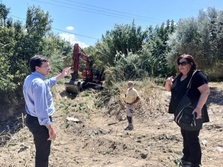 Καθαρισμοί ρεμάτων στην Π.Ε. Ηρακλείου – Επιτόπου έλεγχοι από τον Αντιπεριφερειάρχη Ηρακλείου