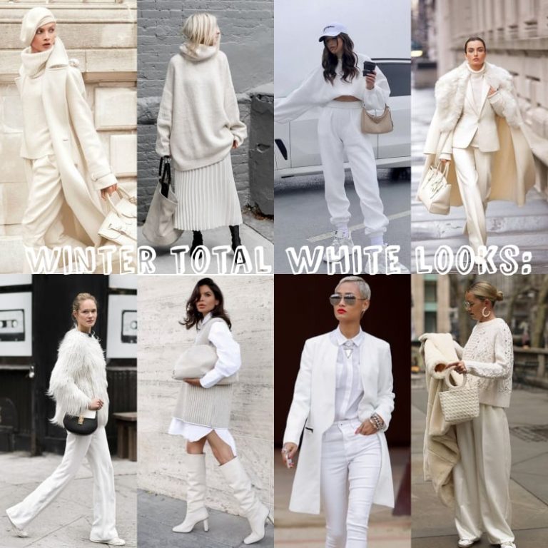Total white outfits μες τον χειμώνα!By Nektarios Vazakopoulos!
