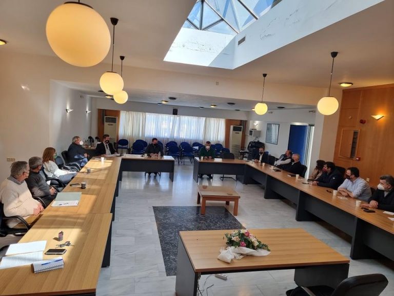 Στήριξη του δημόσιου χαρακτήρα της Σχολής Τουριστικών Επαγγελμάτων στη σημερινή σύσκεψη στο Δήμο Χερσονήσου.   