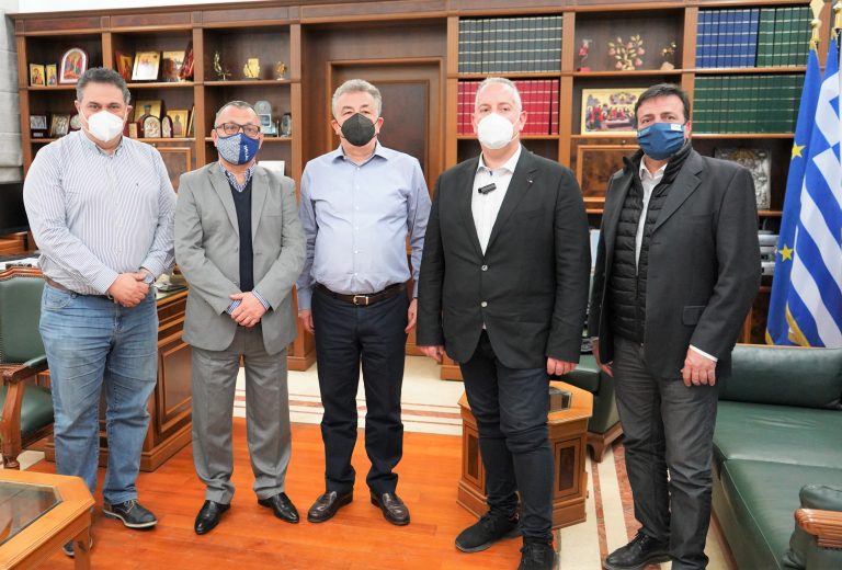 Επίσκεψη Προέδρου Ελληνικής Ομοσπονδίας Τζούντο και  Ομοσπονδιακού Προπονητή στο Περιφερειάρχη Κρήτης