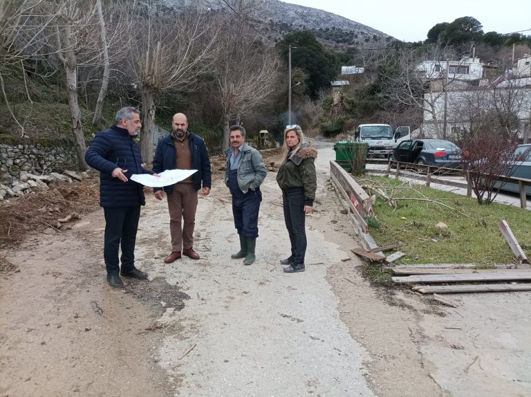Αναβαθμίζεται από τον Δήμο Οροπεδίου Λασιθίου η «Πάνω Πλατεία» στην κοινότητα Πλάτης (περιοχή Κουτσουνάρι)