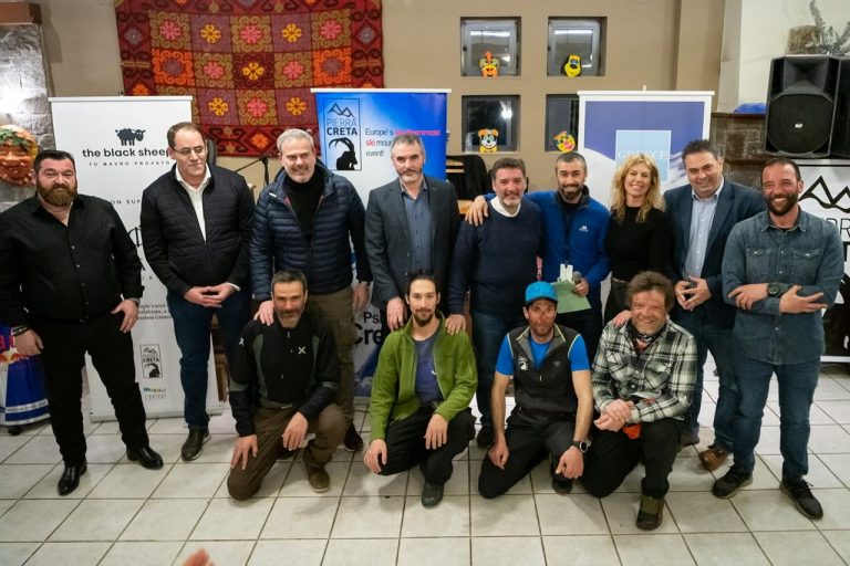 Με επιτυχία στο χιονισμένο Ψηλορείτη η συνδιοργάνωση της Περιφέρειας Κρήτης, η γιορτή του ορειβατικού σκι “Pierra Creta 2022”