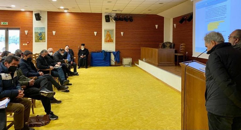 Aνάρτηση του Υφυπουργού Αθλητισμού, Λευτέρη Αυγενάκη από τη δημόσια ενημέρωση και συζήτηση στον Δήμο Μινώα Πεδιάδας, για το θέμα των απαλλοτριώσεων των ιδιοκτησιών τους εν όψει της εξέλιξης κατασκευής του νέου Αεροδρομίου στο Καστέλι.