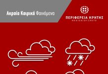Επιδείνωση των καιρικών φαινομένων στην Κρήτη μέχρι αύριο Παρασκευή 3 Απριλίου 2026