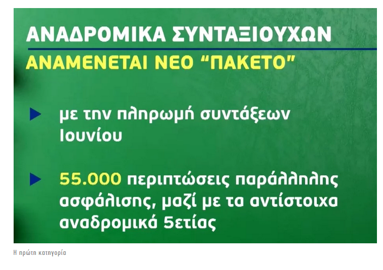 Αναδρομικά: Νέο πακέτο φέρνει μηνιαίες αυξήσεις έως και 563 ευρώ -Ποιες κατηγορίες συνταξιούχων αφορά