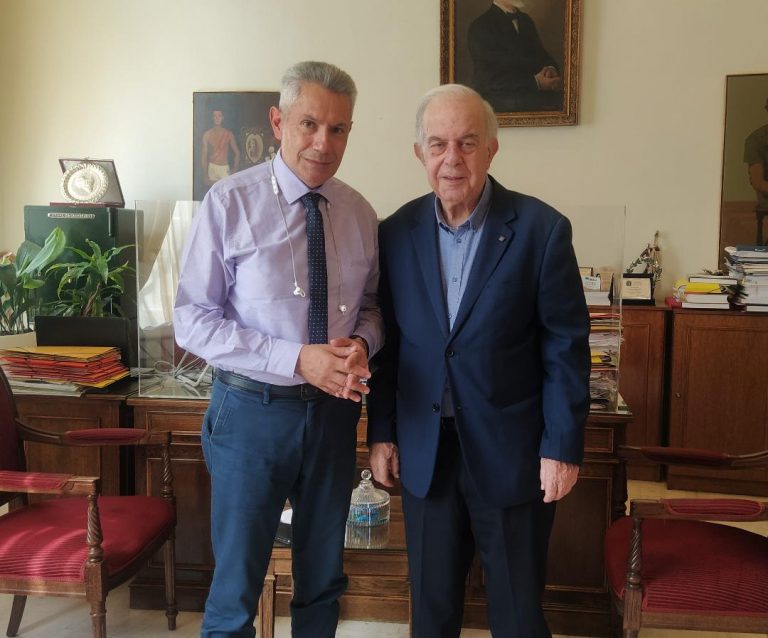 Συνάντηση του Δημάρχου Ηρακλείου Βασίλη Λαμπρινού με το νέο Διοικητή της 7ης ΥΠΕ   