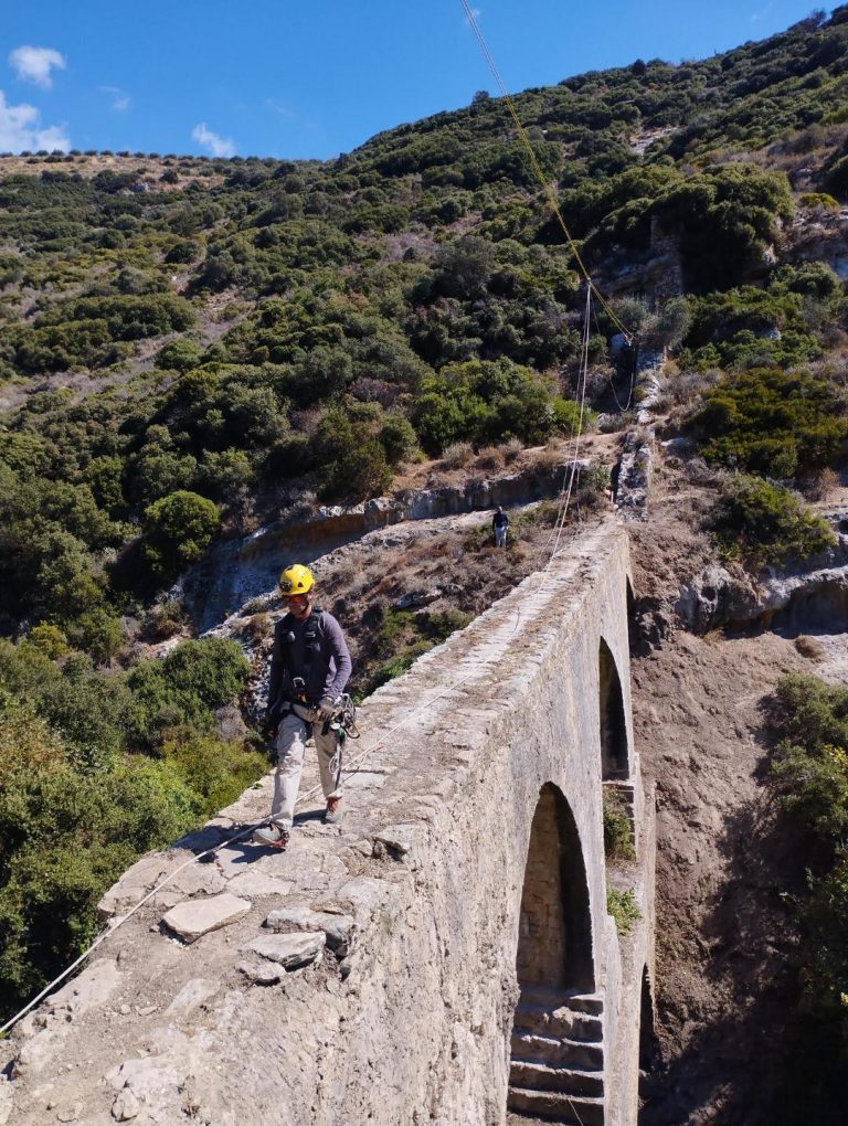 Προπαρασκευαστικές εργασίες από την Περιφέρεια Κρήτης για την συντήρηση και ανάδειξη του Υδραγωγείου Μοροζίνι