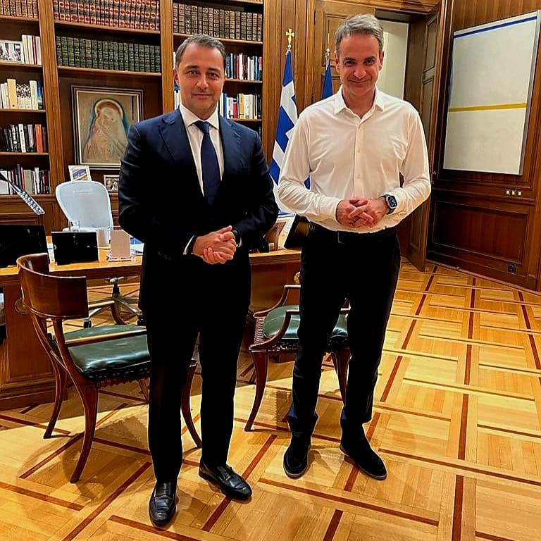 Συνάντηση με τον Πρωθυπουργό Κυριάκο Μητσοτάκη Συνάντηση με τον Πρωθυπουργό κ. Κυριάκο Μητσοτάκη είχε  ο βουλευτής ΝΔ Ηρακλείου κ. Μάξιμος Σενετάκης.
