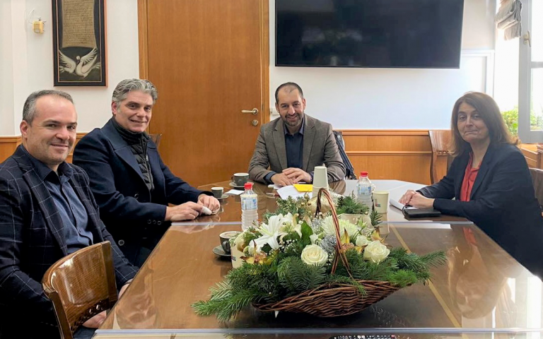 Συνάντηση εργασίας με Εκπροσώπους του Προγράμματος του Υπουργείου Πολιτισμού για την Ανάπτυξη της Χειροτεχνίας,  στην Περιφέρεια Κρήτης